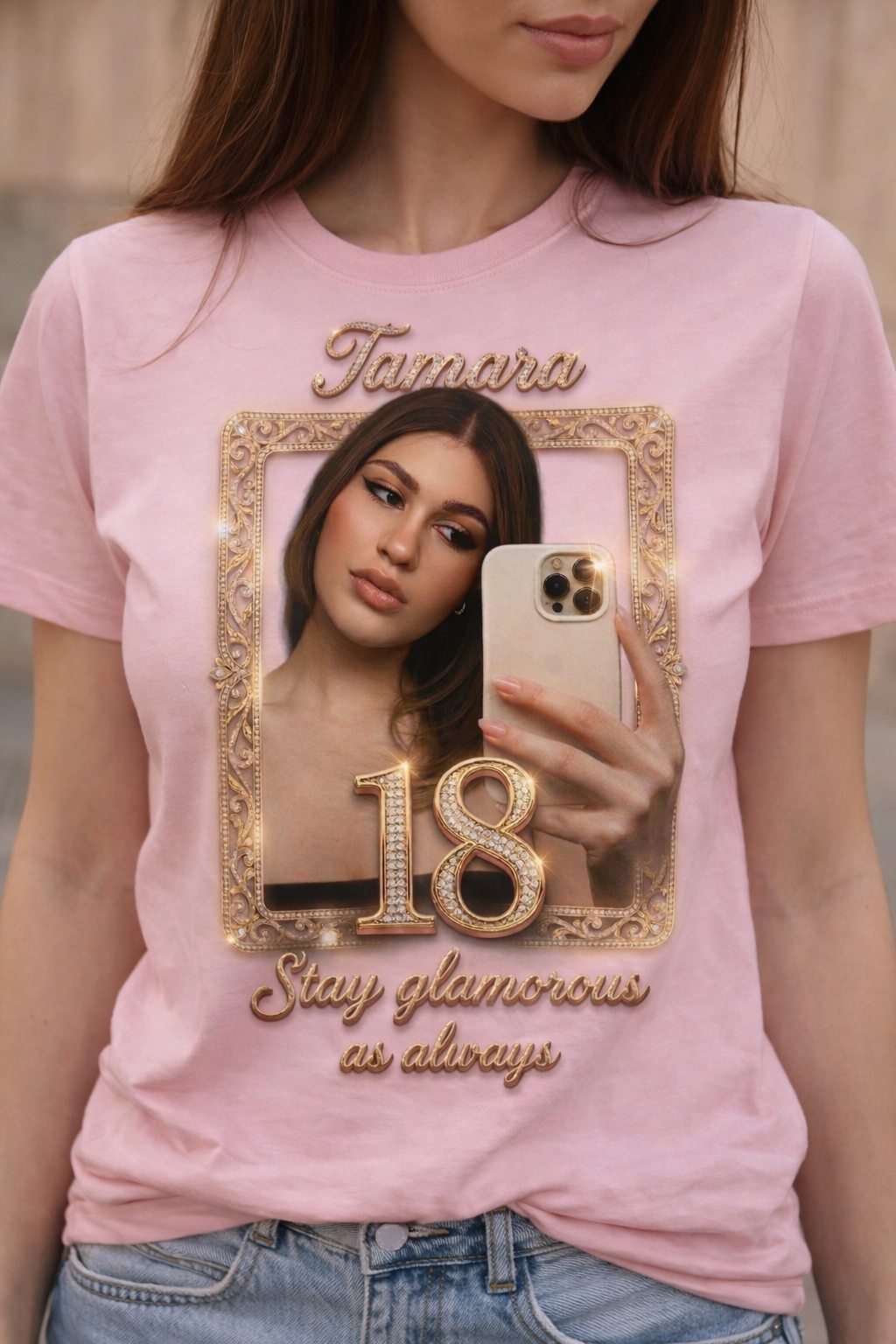 Primer personalizirane majice s sliko