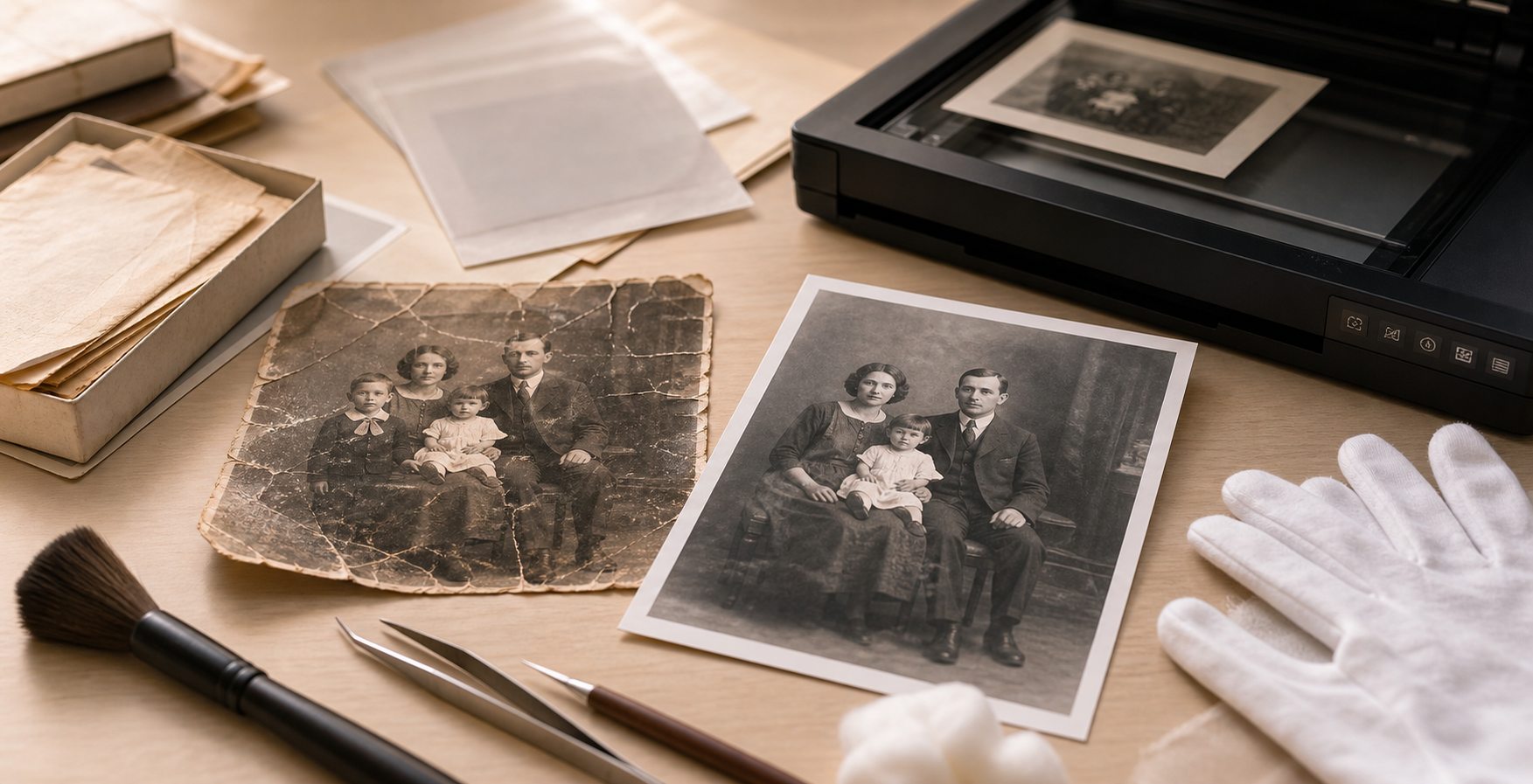 Obnova stare fotografije